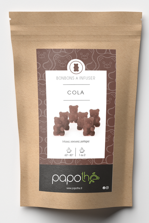 Bonbons à infuser Cola, oursons à infuser – Papothé (Papo'Thé)