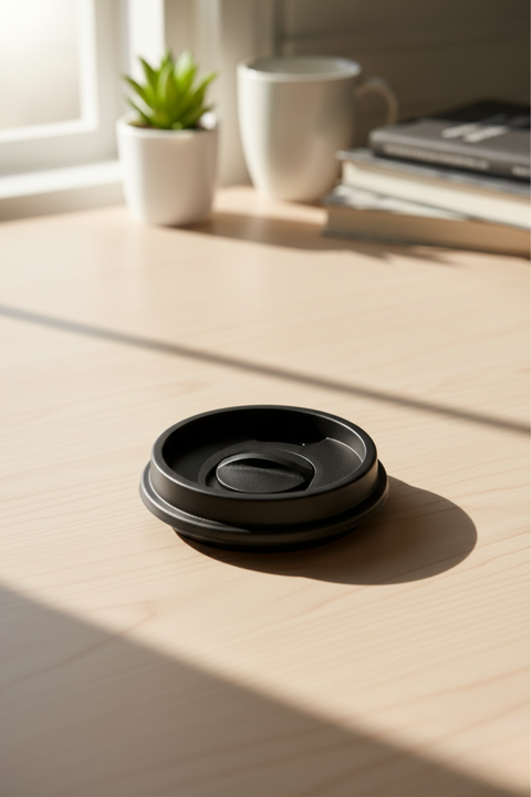 Couvercle To-Go pour tisanière Teaeve – Mug à emporter noir sans BPA