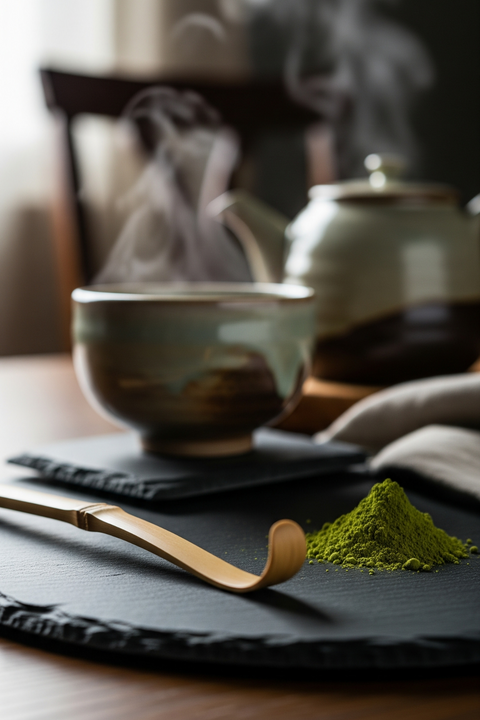 Le Chashaku Traditionnel – Cuillère à Matcha en Bambou Sculpté