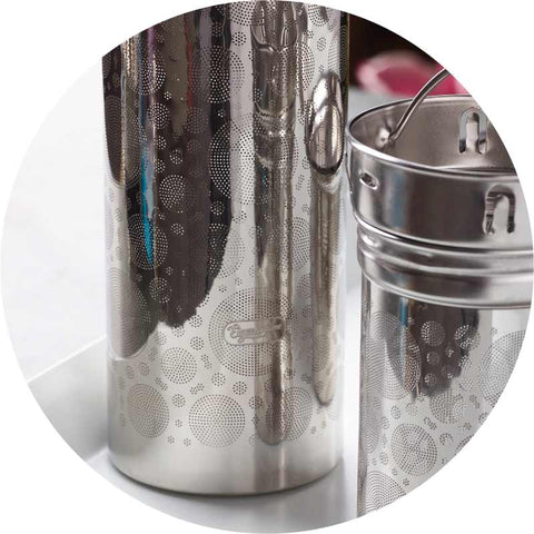 Carafe en Verre Eve Cherry Blossom 1,25 L – Filtre Inox pour Thé, Café et Eau Infusée