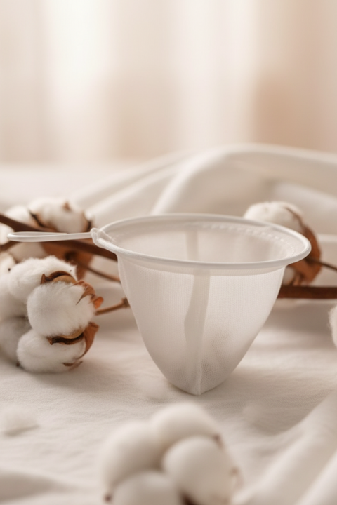 Filtre à Thé Réutilisable en Coton Bio – Naturel & Non Blanchi