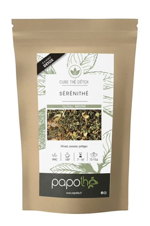 Thé Détox Bio Tilleul Verveine Menthe (Sérénithé)