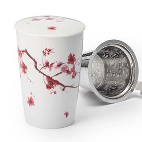 Tisanière Teaeve Cherry Blossom 350 ml – Tasse avec Filtre