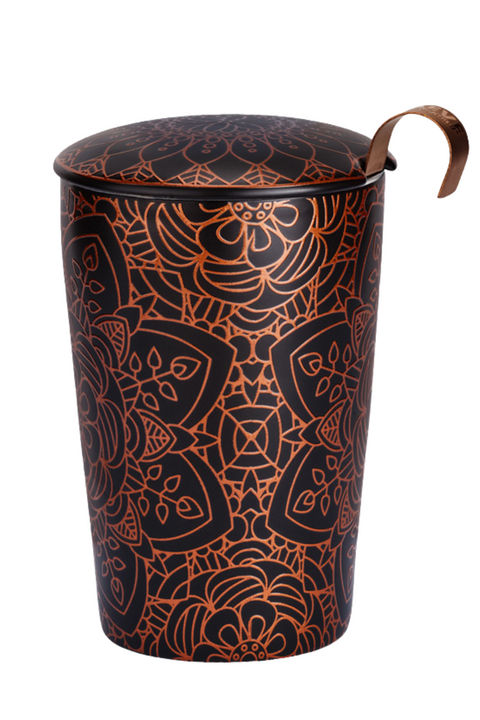 Tisanière TeaEve Mandala 350ml – Tasse avec Filtre