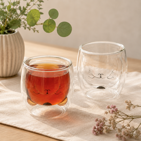 Verre Double Paroi Chat