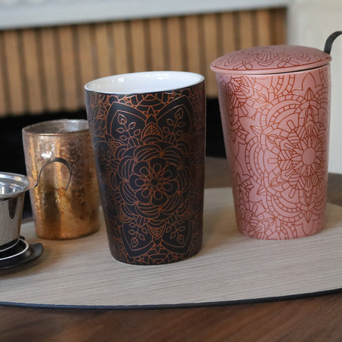Tisanière TeaEve Mandala 350ml – Tasse avec Filtre